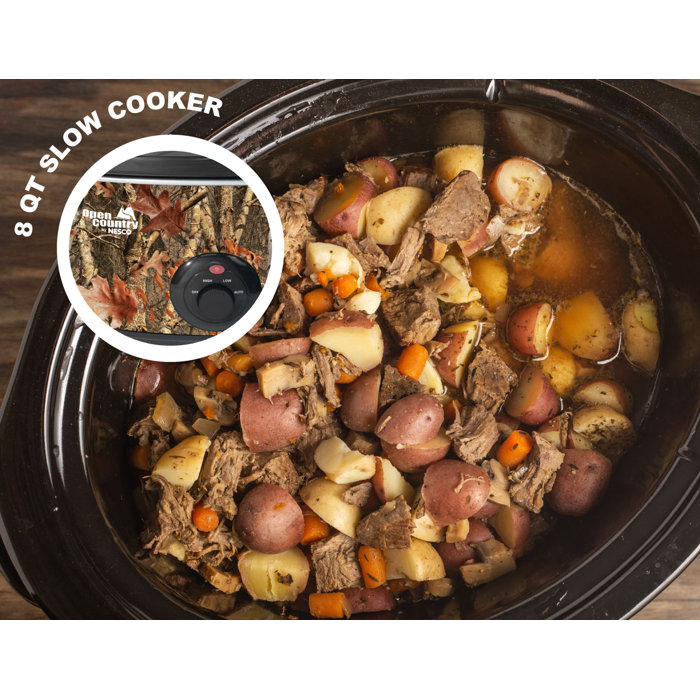 Nesco 8Quart Oval Woodland Birch Camouflage Slow Cooker & Reviews